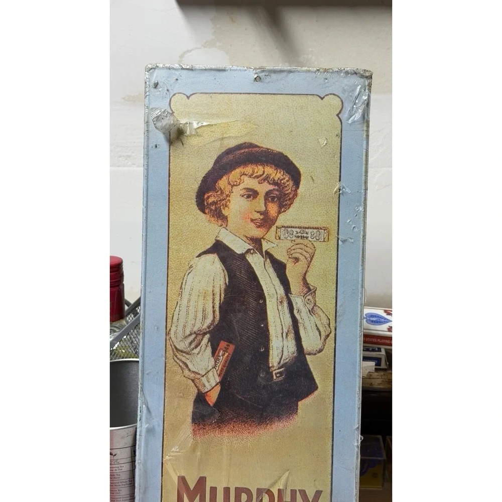 Vintage 1974 Murphy Harmonika Metal Advertising Sign‎ 19х7